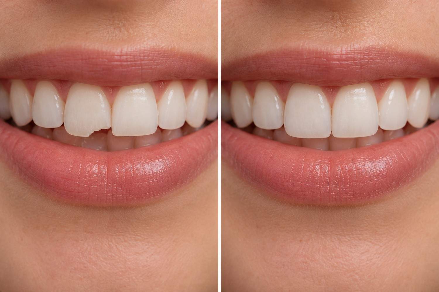 can cosmetic bonding repair chipped front teeth